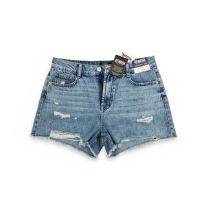 Rewash Distressed Blue Jean Shorts